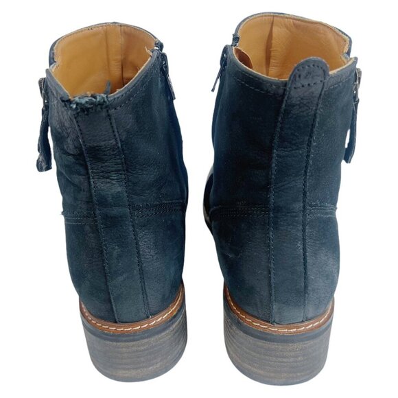 Paul Green Diego Booties Black Nuback Leather Women's Size 9 - Picture 5 of 13